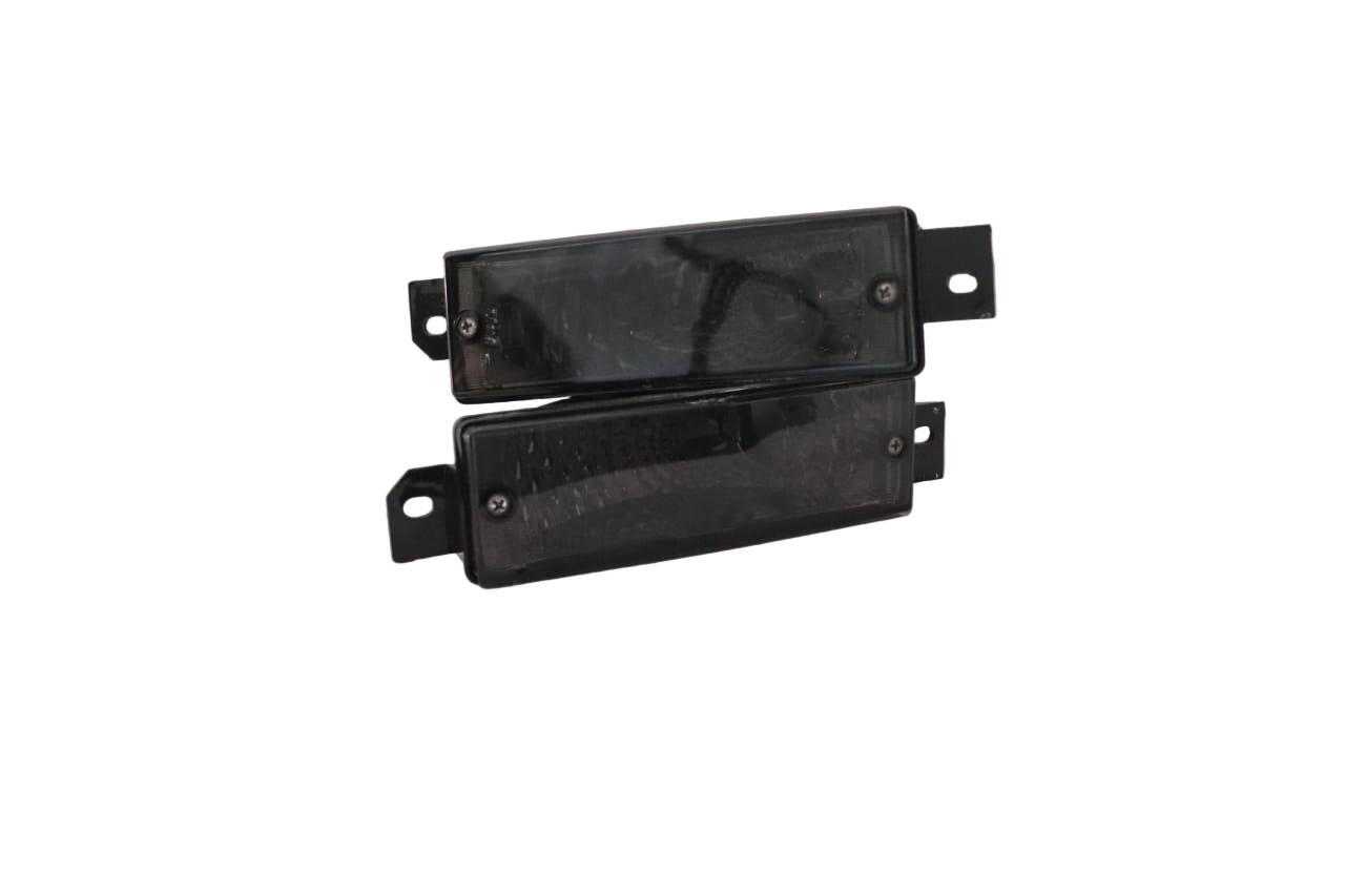 E30 Smoked Front Bumper Indicators