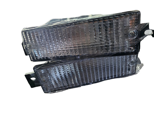 E30  front clear indicators  plastic bumper  set