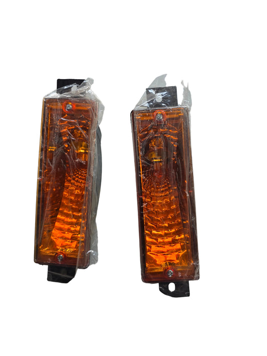 Front  crystal orange  bumper indicators  set